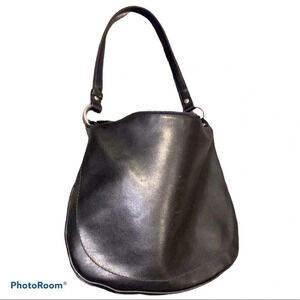 Jacob Jackie vintage 80’s style  black faux leather shoulder bag